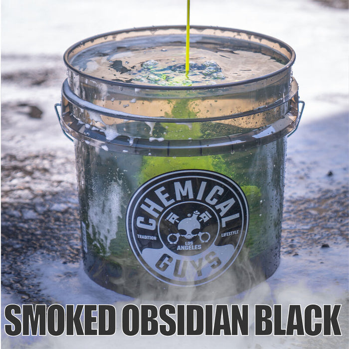 Chemical Guys Heavy Duty Detailing Bucket Smoked Black (4.5 Gal) - Premium Wash Buckets from Chemical Guys - Just $119.88! Shop now at WinWithDom INC. - DomTuned