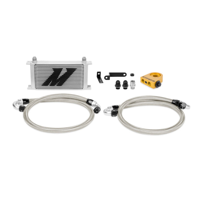 Mishimoto 08-14 WRX/STi Thermostatic Oil Cooler Kit - Silver - Premium Oil Coolers from Mishimoto - Just $584.95! Shop now at WinWithDom INC. - DomTuned