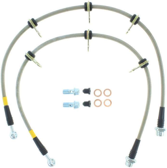 StopTech 08-12 Toyota Sequoia Rear Stainless Steel Brake Lines - Premium Brake Line Kits from Stoptech - Just $96.51! Shop now at WinWithDom INC. - DomTuned