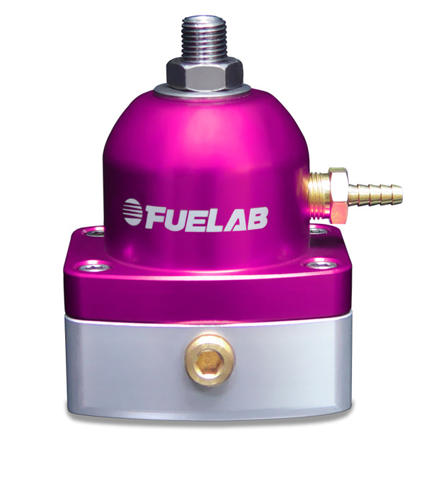 Fuelab 535 EFI Adjustable Mini FPR 25-90 PSI (2) -6AN In (1) -6AN Return - Purple - Premium Fuel Pressure Regulators from Fuelab - Just $195! Shop now at WinWithDom INC. - DomTuned