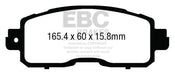 EBC 13+ Nissan Altima 2.5 (L33) Sedan Greenstuff Front Brake Pads - Premium Brake Pads - Performance from EBC - Just $105.97! Shop now at WinWithDom INC. - DomTuned