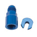 Russell Performance -6 AN Male to 3/8in SAE Quick-Disconnect Female (Blue Single) - Premium Fittings from Russell - Just $12.56! Shop now at WinWithDom INC. - DomTuned