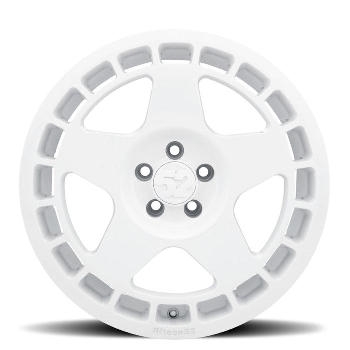 fifteen52 Turbomac 18x8.5 5x108 42mm ET 63.4mm Center Bore Rally White Wheel - Premium Wheels - Cast from fifteen52 - Just $295! Shop now at WinWithDom INC. - DomTuned