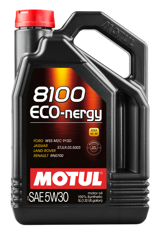 Motul 5L Synthetic Engine Oil 8100 5W30 ECO-NERGY - Ford 913C - Premium Motor Oils from Motul - Just $227.81! Shop now at WinWithDom INC. - DomTuned