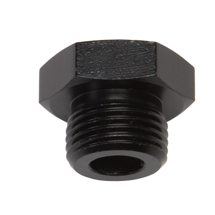Russell Performance -6 AN Straight Thread Plug (Black) - Premium Fittings from Russell - Just $3.95! Shop now at WinWithDom INC. - DomTuned