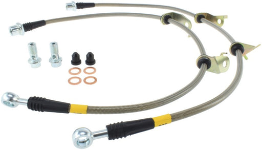 StopTech 08+ Scion xB Front Stainless Steel Brake Lines - Premium Brake Line Kits from Stoptech - Just $83.79! Shop now at WinWithDom INC. - DomTuned