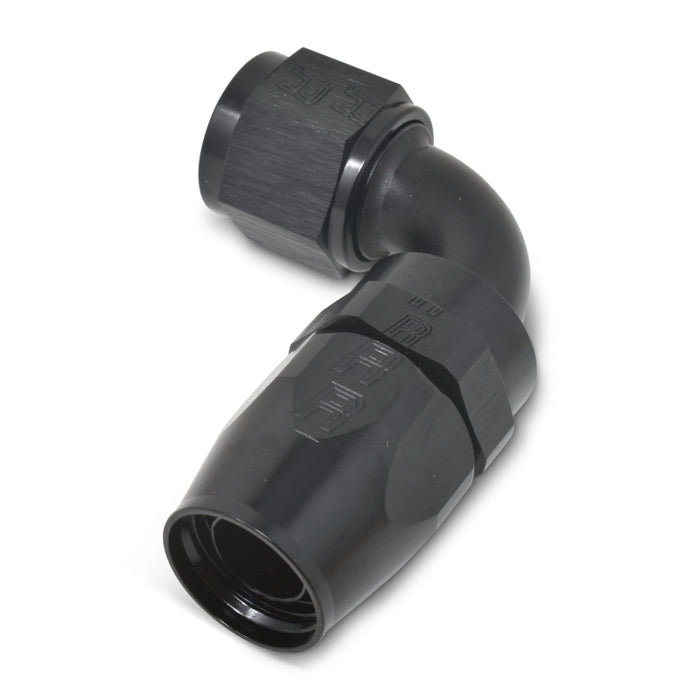 Russell Performance -10 AN Black 90 Degree Full Flow Hose End - Premium Fittings from Russell - Just $20.66! Shop now at WinWithDom INC. - DomTuned