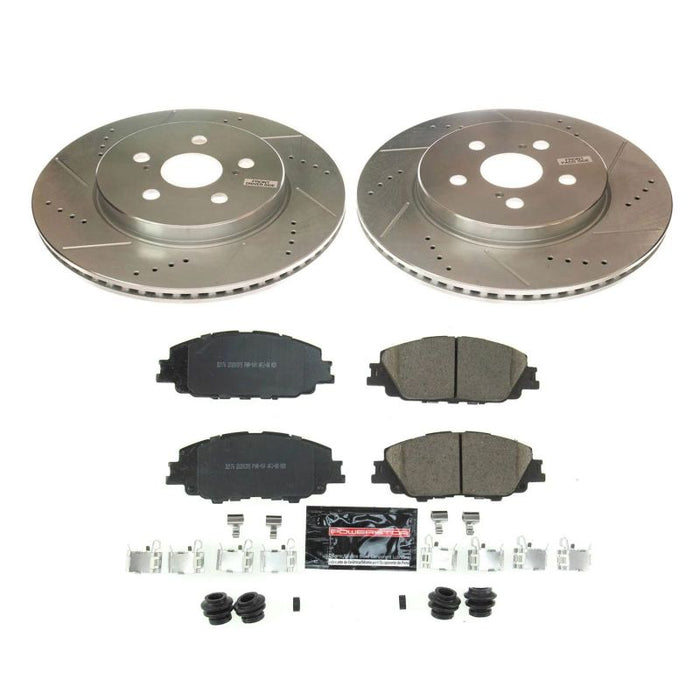 Power Stop 2019 Toyota Corolla Front Z23 Evolution Sport Brake Kit - Premium Brake Kits - Performance D&S from PowerStop - Just $267.36! Shop now at WinWithDom INC. - DomTuned