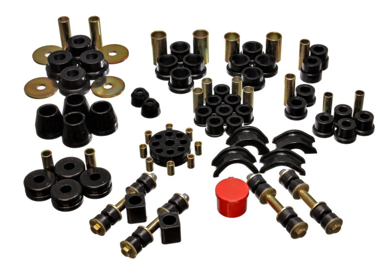 Energy Suspension 74-78 Nissan 260Z/280Z Black Hyper-Flex Master Bushing Set - Premium Bushings - Full Vehicle Kits from Energy Suspension - Just $306.56! Shop now at WinWithDom INC. - DomTuned