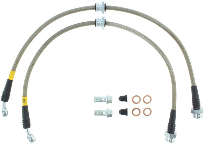 StopTech 89-1/98 Nissan 240SX Stainless Steel Front Brake Lines - Premium Brake Line Kits from Stoptech - Just $71.07! Shop now at WinWithDom INC. - DomTuned