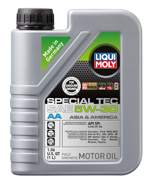 LIQUI MOLY 1L Special Tec AA Motor Oil SAE 5W30 - Premium Motor Oils from LIQUI MOLY - Just $65.94! Shop now at WinWithDom INC. - DomTuned