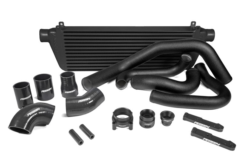 Perrin 22-23 Subaru WRX Front Mount Intercooler Kit (Black Tubes & Black Core) - Premium Intercoolers from Perrin Performance - Just $1299.65! Shop now at WinWithDom INC. - DomTuned