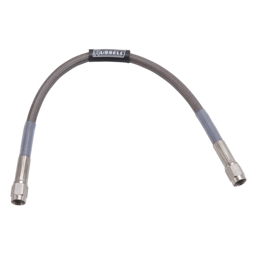 Russell Performance 18in Straight -3 AN Competition Brake Hose - Premium Brake Line Kits from Russell - Just $13.46! Shop now at WinWithDom INC. - DomTuned