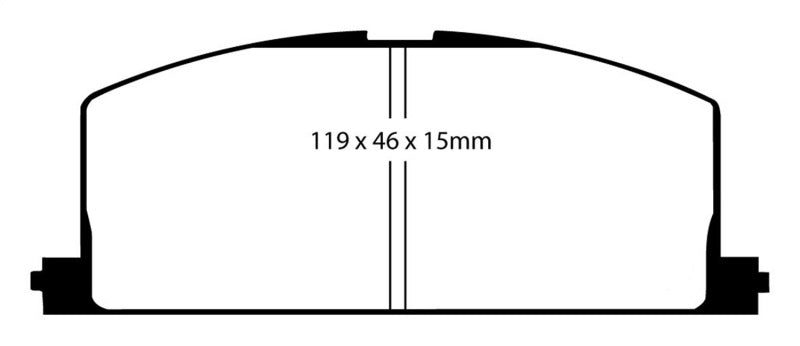 EBC 83-86 Toyota Camry 2.0 Redstuff Front Brake Pads - Premium Brake Pads - Performance from EBC - Just $128.87! Shop now at WinWithDom INC. - DomTuned