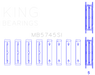 King Subaru FA/FB (Size STD) Main Bearing Set - Premium Bearings from King Engine Bearings - Just $143.32! Shop now at WinWithDom INC. - DomTuned