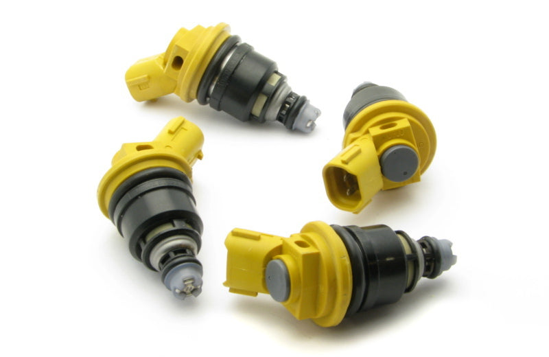 DeatschWerks Nissan G20 / SR20 / 240sx 950cc Side Feed Injectors - Premium Fuel Injector Sets - 4Cyl from DeatschWerks - Just $669.00! Shop now at WinWithDom INC. - DomTuned