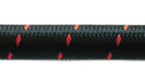 Vibrant -12 AN Two-Tone Black/Red Nylon Braided Flex Hose (5 foot roll) - Premium Hoses from Vibrant - Just $55.99! Shop now at WinWithDom INC. - DomTuned