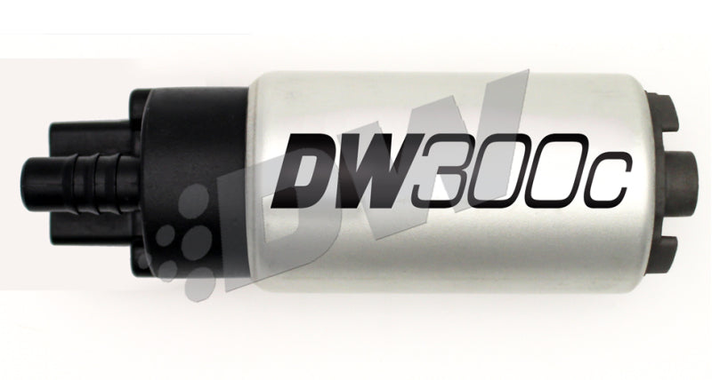 DeatschWerks 340lph DW300C Compact Fuel Pump w/o Mounting Clips - Premium Fuel Pumps from DeatschWerks - Just $189! Shop now at WinWithDom INC. - DomTuned