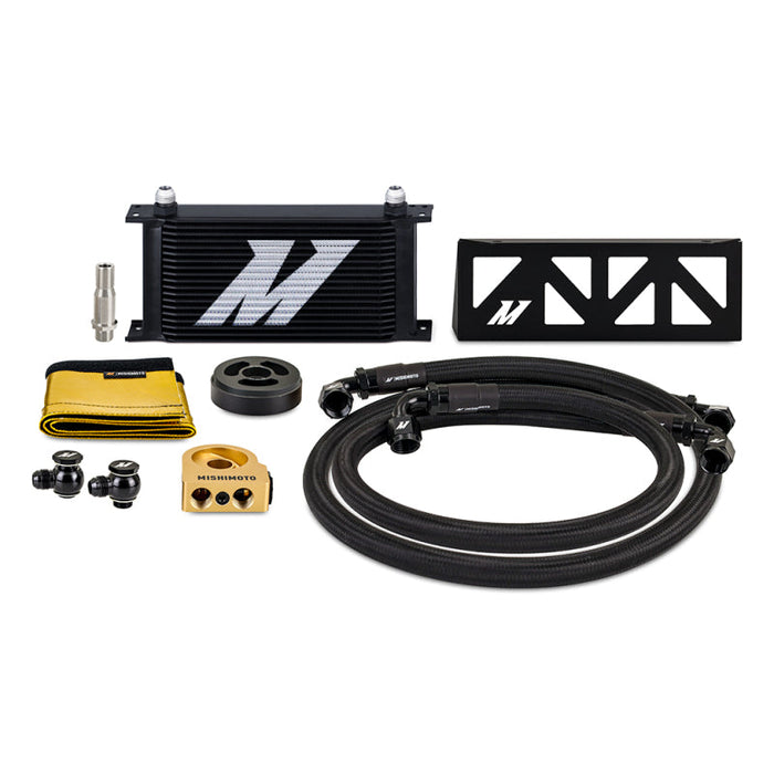 Mishimoto 22+ Subaru BRZ/Toyota GR86 Oil Cooler Kit Thermostatic - Black - Premium Oil Coolers from Mishimoto - Just $729.95! Shop now at WinWithDom INC. - DomTuned