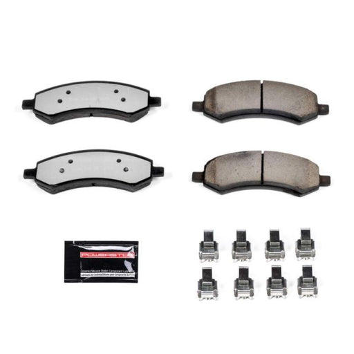 Power Stop 07-09 Chrysler Aspen Front Z36 Truck & Tow Brake Pads w/Hardware - Premium Brake Pads - Performance from PowerStop - Just $88.85! Shop now at WinWithDom INC. - DomTuned