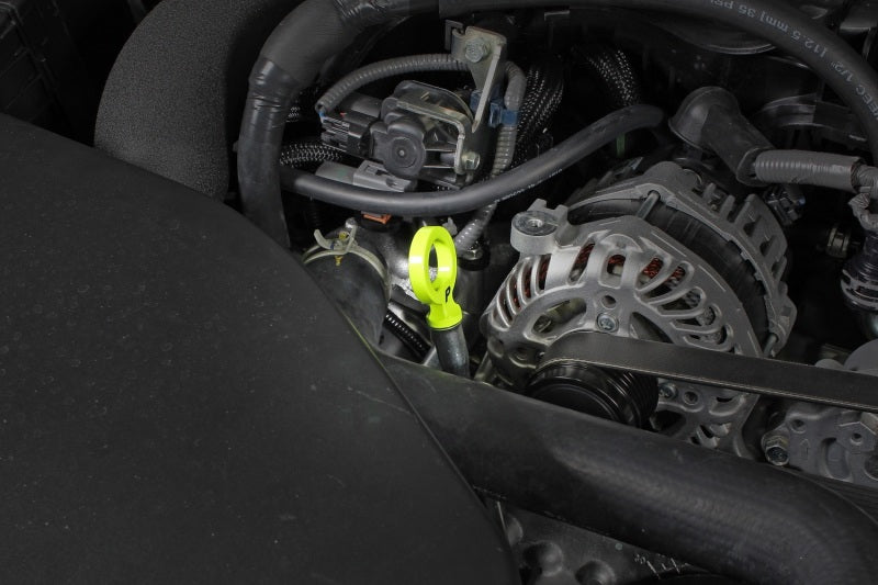 Perrin Subaru Dipstick Handle Loop Style - Neon Yellow - Premium Dipsticks from Perrin Performance - Just $50.15! Shop now at WinWithDom INC. - DomTuned