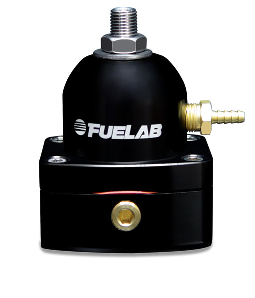 Fuelab 545 EFI Adjustable Mini FPR In-Line 25-90 PSI (1) -6AN In (1) -6AN Return - Black - Premium Fuel Pressure Regulators from Fuelab - Just $185! Shop now at WinWithDom INC. - DomTuned