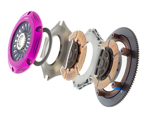 Exedy 2004-2014 Subaru Impreza WRX STI H4 Hyper Twin Cerametallic Clutch Sprung Center Disc Pull - Premium Clutch Kits - Multi from Exedy - Just $1982.49! Shop now at WinWithDom INC. - DomTuned