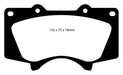 EBC 10+ Lexus GX460 4.6 Greenstuff Front Brake Pads - Premium Brake Pads - Performance from EBC - Just $106.25! Shop now at WinWithDom INC. - DomTuned