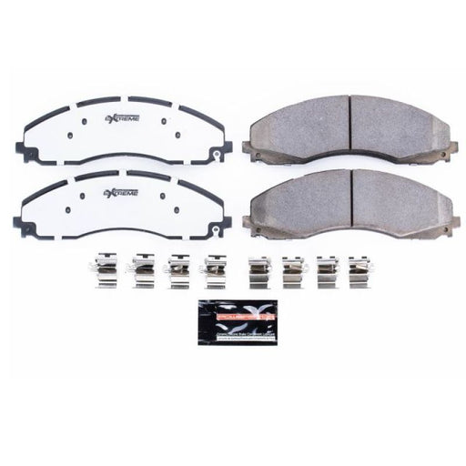 Power Stop 17-19 Ford F-450 Super Duty Front Z36 Truck & Tow Brake Pads w/Hardware - Premium Brake Pads - Performance from PowerStop - Just $120.91! Shop now at WinWithDom INC. - DomTuned