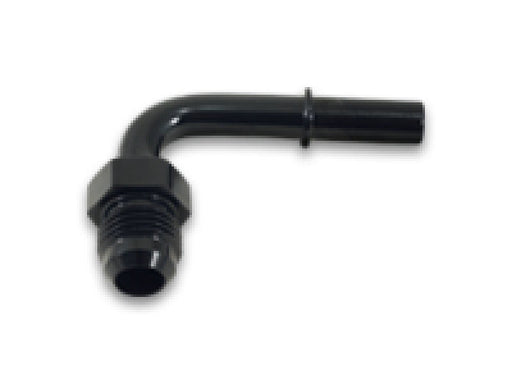 Vibrant 90 Degree Aluminum AN to Male Quick Connect Fitting -8AN - 0.375in Barb Size - Premium Fittings from Vibrant - Just $19.99! Shop now at WinWithDom INC. - DomTuned
