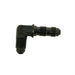 Fragola -6AN x 90 Degree Bulkhead - Black - Premium Fittings from Fragola - Just $18.08! Shop now at WinWithDom INC. - DomTuned