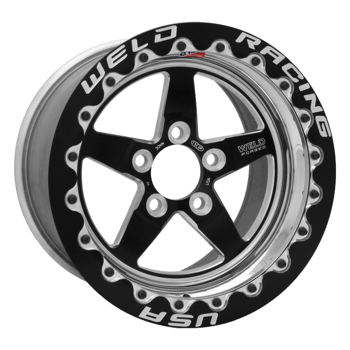 Weld S71 15x10.33 / 5x4.5 BP / 6.5in. BS Black Wheel (Medium Pad) - Black Single Beadlock MT - Premium Wheels - Forged from Weld - Just $1413.30! Shop now at WinWithDom INC. - DomTuned