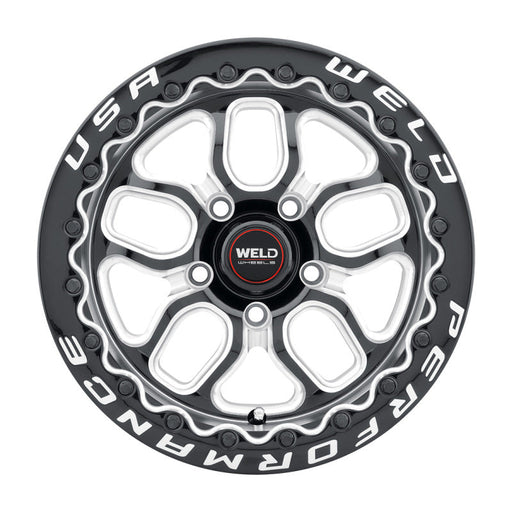 Weld Racing 15x10 Laguna Bead Lock 5x120 ET46 BS7.25 Gloss BLK MIL DIA 78.1 - Premium Wheels - Cast from Weld - Just $735! Shop now at WinWithDom INC. - DomTuned