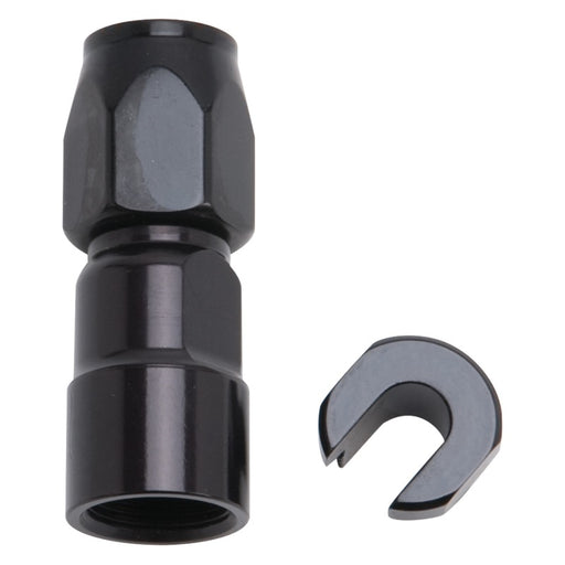 Russell Performance 5/16in SAE Quick Disc Female to -6 Hose Black Straight Degree Hose End - Premium Fittings from Russell - Just $15.26! Shop now at WinWithDom INC. - DomTuned