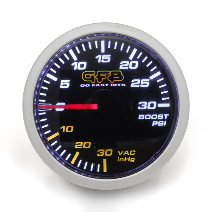 GFB 52mm Boost Gauge 30psi - Premium Boost Controllers from Go Fast Bits - Just $72! Shop now at WinWithDom INC. - DomTuned