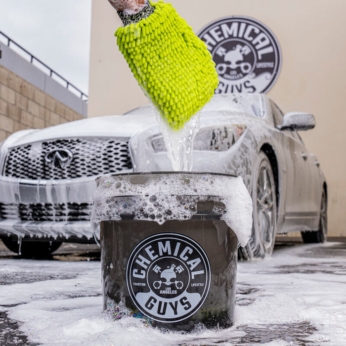 Chemical Guys Heavy Duty Detailing Bucket Smoked Black (4.5 Gal) - Premium Wash Buckets from Chemical Guys - Just $119.88! Shop now at WinWithDom INC. - DomTuned