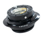 NRG Quick Release Gen 2.2 - Black Body / Shiny Black Oval Ring - Premium Quick Release Adapters from NRG - Just $145! Shop now at WinWithDom INC. - DomTuned