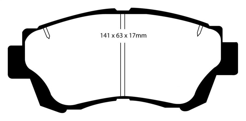 EBC 92-96 Lexus ES300 3.0 Yellowstuff Front Brake Pads - Premium Brake Pads - Performance from EBC - Just $150.53! Shop now at WinWithDom INC. - DomTuned