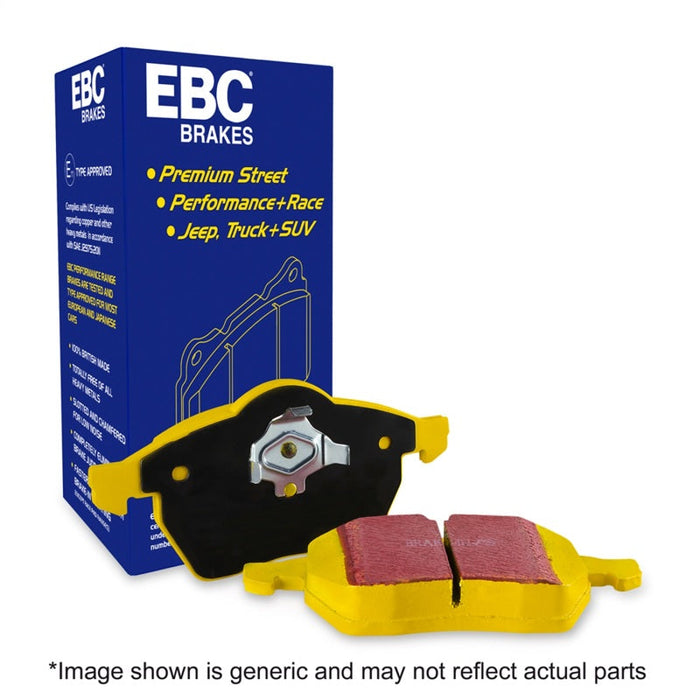 EBC 09-10 Pontiac Vibe 1.8 Yellowstuff Rear Brake Pads - Premium Brake Pads - Performance from EBC - Just $139.69! Shop now at WinWithDom INC. - DomTuned
