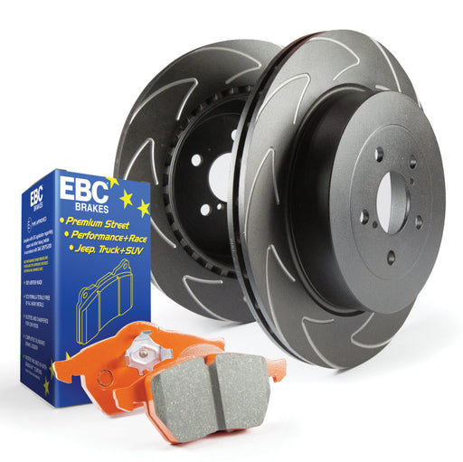 EBC S7 Kits Orangestuff Pads and BSD Rotors - Premium Brake Rotors - Slotted from EBC - Just $411.55! Shop now at WinWithDom INC. - DomTuned