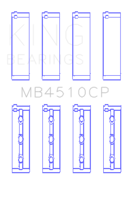 King 2005-2012 Nissan VQ40DE 6 Cyl (Size STD) Performance Main Bearing Set - Premium Bearings from King Engine Bearings - Just $127.97! Shop now at WinWithDom INC. - DomTuned