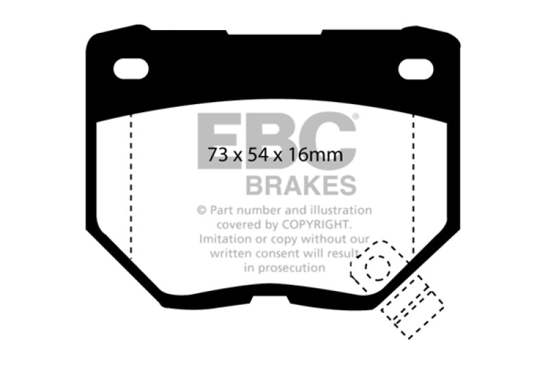 EBC 98-03 Nissan Skyline (R34) 2.5 GT (200) Greenstuff Rear Brake Pads - Premium Brake Pads - Performance from EBC - Just $96.48! Shop now at WinWithDom INC. - DomTuned