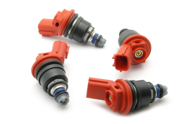 DeatschWerks Nissan G20 / SR20 / 240sx SR/KA 270cc Side Feed Injectors - Premium Fuel Injector Sets - 4Cyl from DeatschWerks - Just $369.00! Shop now at WinWithDom INC. - DomTuned