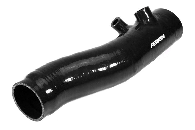 Perrin 2022+ Subaru WRX Black 3in Turbo Inlet Hose w/ Nozzle - Premium Hoses from Perrin Performance - Just $283.05! Shop now at WinWithDom INC. - DomTuned