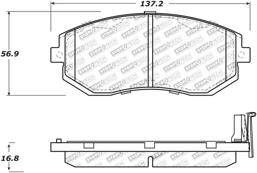 StopTech Performance 13 Scion FR-S / 13 Subaru BRZ Front Brake Pads - Premium Brake Pads - Performance from Stoptech - Just $126.37! Shop now at WinWithDom INC. - DomTuned