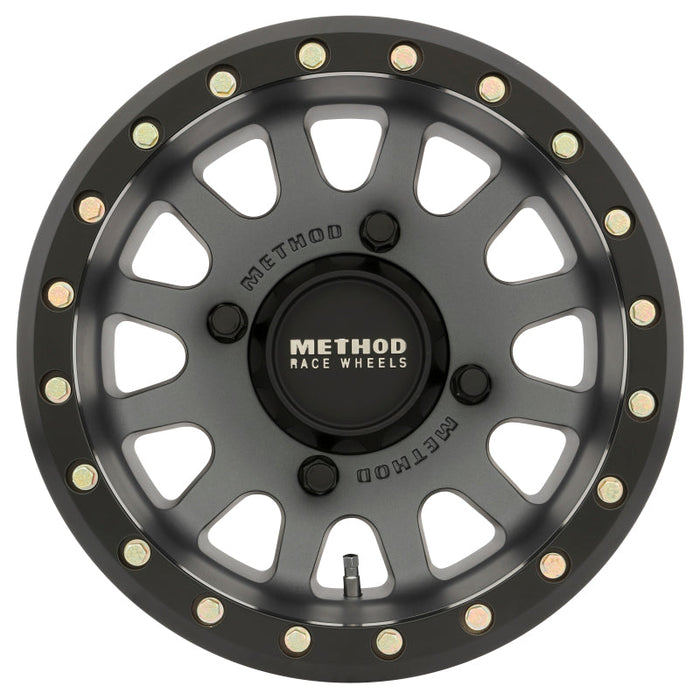 Method MR401 UTV Beadlock 15x7 / 4+3/13mm Offset / 4x156 / 132mm CB Titanium Wheel- Matte Black Ring - Premium Wheels - Cast from Method Wheels - Just $309! Shop now at WinWithDom INC. - DomTuned