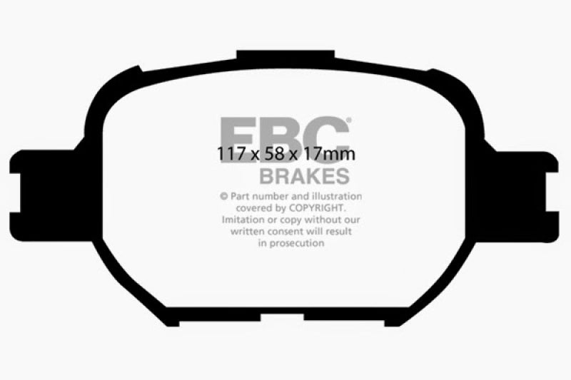 EBC 04-10 Scion TC 2.4 Yellowstuff Front Brake Pads - Premium Brake Pads - Performance from EBC - Just $150.53! Shop now at WinWithDom INC. - DomTuned