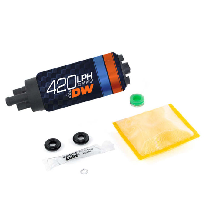 Deatschwerks DW420 Series 420lph In-Tank Fuel Pump w/ Install Kit For Eclipse (Turbo AWD) 95-98 - Premium Fuel Pumps from DeatschWerks - Just $189! Shop now at WinWithDom INC. - DomTuned