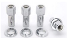 Weld Open End Lug Nuts w/ Centered Washers 1/2in. RH - 4pk. - Premium Lug Nuts from Weld - Just $16.56! Shop now at WinWithDom INC. - DomTuned