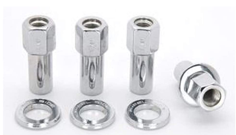 Weld Open End Lug Nuts w/ Centered Washers 1/2in. RH - 4pk. - Premium Lug Nuts from Weld - Just $16.56! Shop now at WinWithDom INC. - DomTuned
